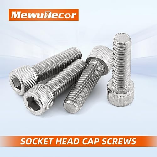 5/16-18 x 1" (1/2" to 3" Available) Socket Head Cap Screws, Allen Socket Drive, Stainless Steel 18-8, Bright Finish, Full Thread, Pack of 25 - size: 5/16-18 x 1"