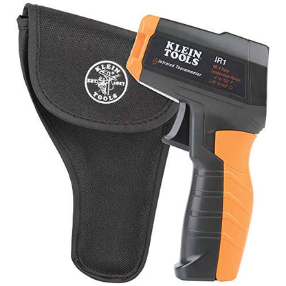 Klein Tools IR1 Infrared Thermometer with Targeting Laser, Auto-Hold, More - style: IR Thermometer