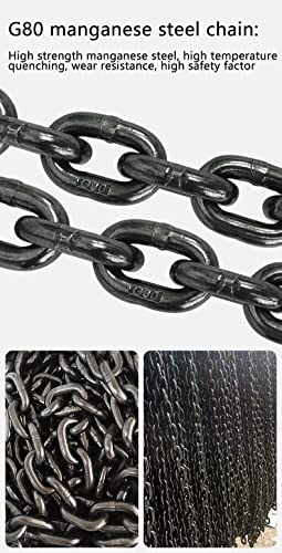 Horizontal Plate Lifting Clamp 1.6T/ 3527 lbs with 4 Clamps Heavy Duty Barrel Drum Lifter High Strength Manganese Steel Chain for Industry Hoist Crane (Capacity 1.6 ton, 1m chain) - style: Capacity 1.6 ton, 1m chain