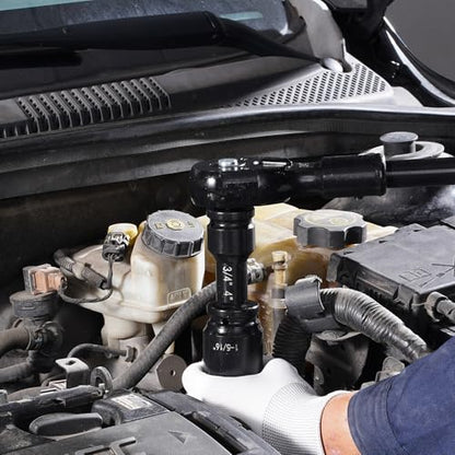VEVOR 3/4 in Drive Impact Socket Set, 21 Pieces SAE 3/4 in to 2 in, 6 Point Cr-V Alloy Steel for Auto Repair, Easy-to-Read Size Markings, Includes Extension Bars, Ratchet Handle and Storage Case - size: 3/4" 21PCS