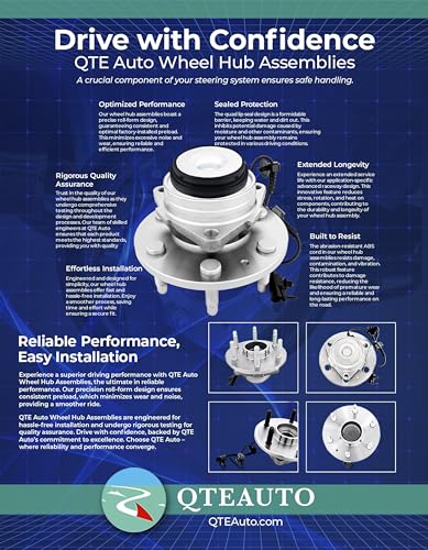 PM Auto Front Wheel Hub Bearing Assembly Compatible with 2002-2005 BMW 745I