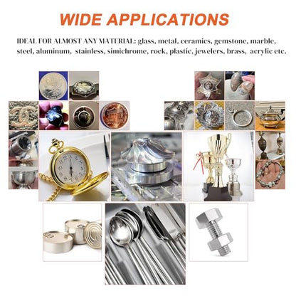 15,000Grit Diamond Polishing Lapping Compound Polish Paste 50G (1.76 Oz) with 25% Diamond Powder (0.8-1 Micros) for Metal Silver Chrome Glass Marble Resin Rock Watch Jewelry Gemstone - size: 15,000 Grit