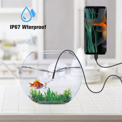 Three in one 5.5mm Mobile Phone Endoscope, Automotive Pipeline Repair Tool, high-Definition Camera, Industrial Probe