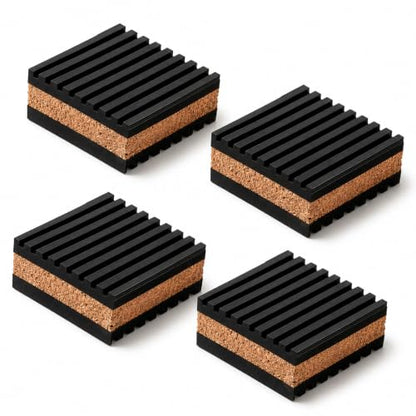 Turntable Isolation Pads Cork Soundproofing Mats