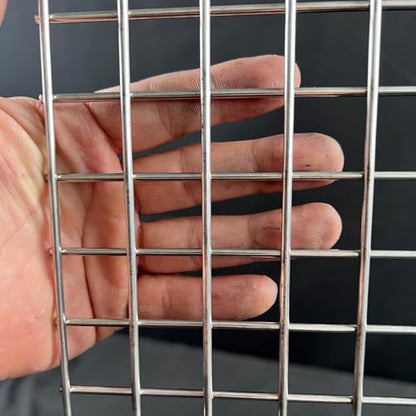 11Gauge 16"x12"Stainless Steel Hardware Cloth 1 inch Delivered Flat|Strong Heavy Wire Fence Chicken Wire Fencing Metal Screen for Screen Door Mesh,Poultry Cage,Grill Mesh,Bird Netting,Pet Metal Grate - size: 16"x12", style: 11 Gauge, 1 inch Holes