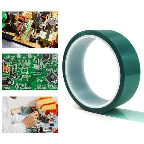 Viaky 3 Rolls High Temperature Tapes, 4/5''*108ft Heat Resistant Tape - color: Green