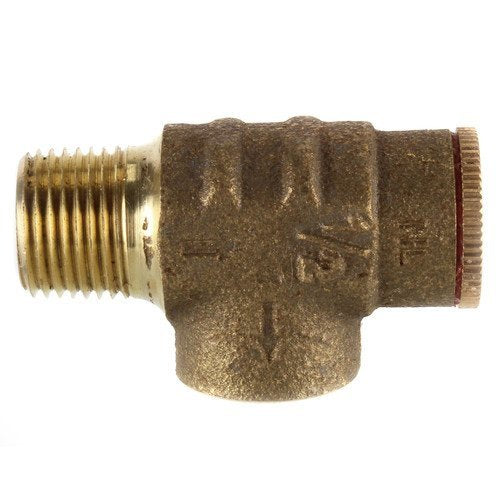 Pressure Relief Valve 1/2" 100 PSI for Water Well Pump Pressure Tank Brass NO Lead