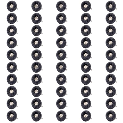 50 PCS Abrasive Buffing Wheel, 1 Inch Polishing Kit 400 Grit - style: Black 400 Grit 50pcs