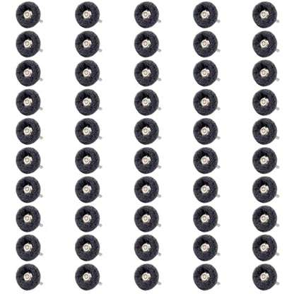 50 PCS Abrasive Buffing Wheel, 1 Inch Polishing Kit 400 Grit - style: Black 400 Grit 50pcs