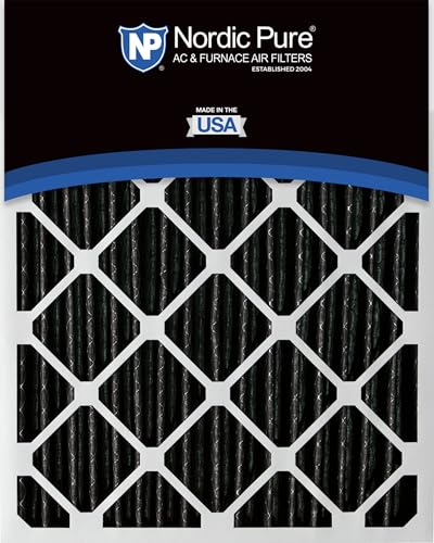 Nordic Pure 20x20x1 Pleated MERV 12 Plus Carbon Air Filters 6 Pack - style: MERV 12 + Carbon