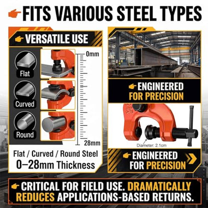 Frienda Plate Lifting Clamp 1100 Lbs/0.5t Adjustable Opening 0-1.1 Inch - size: 0-1.1 Inch, style: 1100 Lbs/0.5t