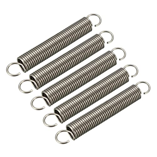 METALLIXITY Extension Spring (1.2x10x70mm/0.047"x0.39"x2.76") 5Pcs, Stainless Steel Tension Spring Wire - for Home Repair Construction Machinery - size: 0.047"x0.39"x2.76"