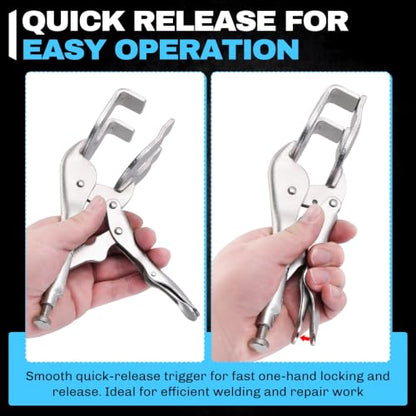 4 Pack 9-Inch Locking Pliers Welding Clamp Pliers