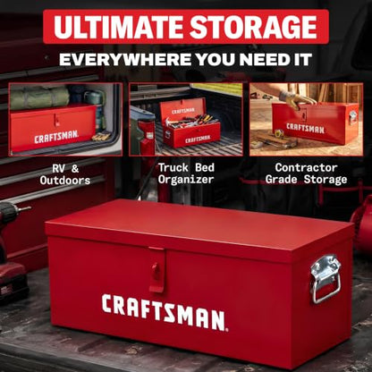 30" Craftsman Utility Box in Red - color: Red