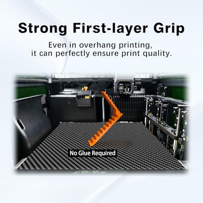 Smooth H2C/A2L Build Plate for Bambu Lab H2C 335x325mm, Double Sided PEO PET Spring Steel Sheet Plate for Bambu Labs H2C/A2L 3D Printer Platform
