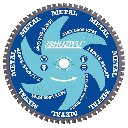 Metal Cutting Circular Saw Blade 7-1/4”(185mm)-68T - size: 7-1/4"(185mm) 68T