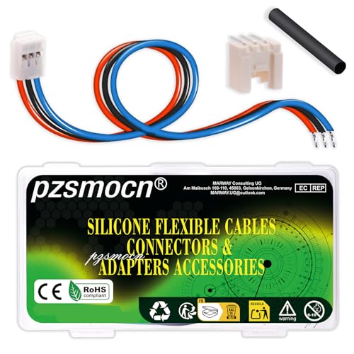 15Sets/60Pcs JST HY SMD 2.0mm 3Pin 22AWG Silicone Connector Kit - size: 3-Pin, style: JST-HY-SMT