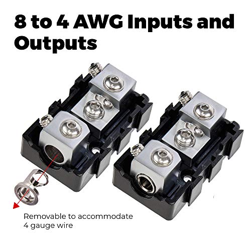 NVX XFMMINI 4/8 Gauge Mini-ANL/MANL/AFS Modular Inline Fuse Holder - size: 4/8 Gauge, style: Mini-ANL/MANL/AFS Modular