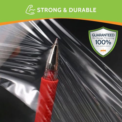 PSBM Mini Stretch Wrap with Plastic Handle, 24 Rolls 2 Inch x 700 Feet 120 Gauge Heavy Duty Clear Plastic Wrap Industrial Strength Shrink Film for Moving, Packing & Shipping - 2 Inch,120 GA - size: 2 Inch, style: 120 GA