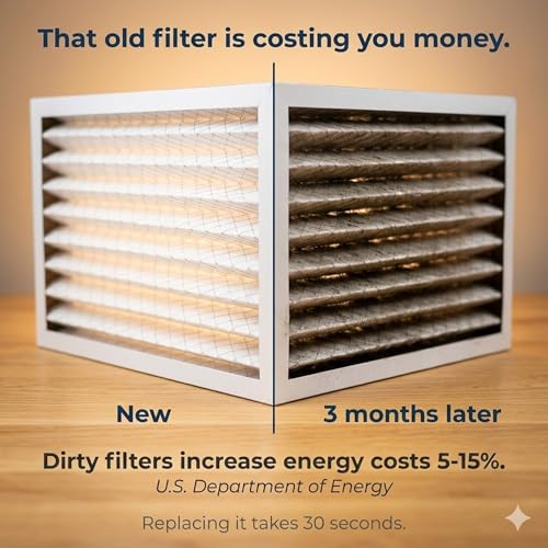 Aerostar Air Filter 16x25x1 MERV 8 AC Filter, Furnace Filter, 12 Pack