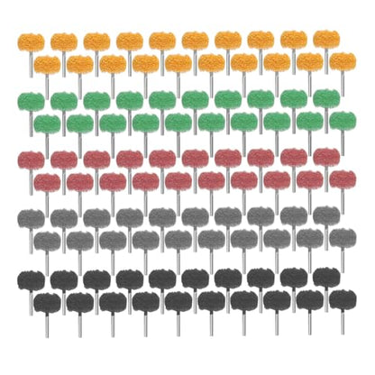 100Pcs Abrasive Buffing Wheels, 1 Inch Alumina Polishing Wheel - style: 100PCS-Buffing Wheels