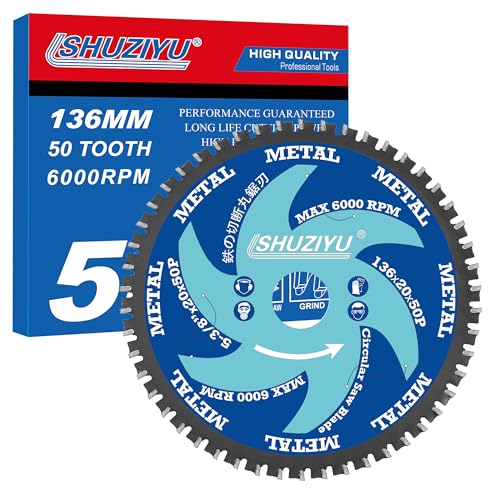 Metal Cutting Circular Saw Blade 5-3/8”(136mm)-50T. - size: 5-3/8"(136mm) 50T
