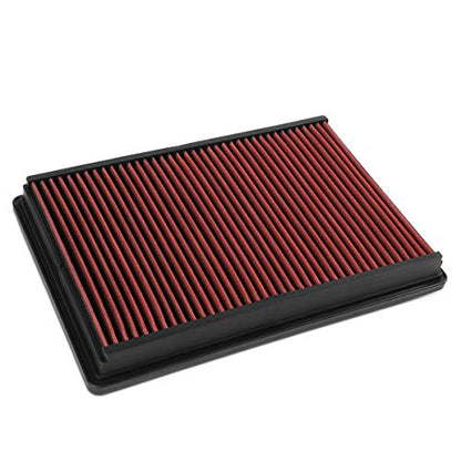 DNA Motoring AFPN-220-RD Clean Air Washable Drop In Panel Air Filter Enhance Engine Performance [Compatible with 02-20 Dodge RAM 1500/02-10 RAM 2500/02-10 RAM 3500/02-10 RAM PICKUP] - style: 02-20 Dodge RAM 1500