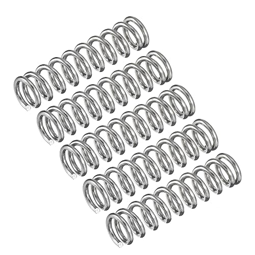 uxcell 5Pcs Compression Spring 304 Stainless Steel 5mmOD,0.8mmWD,20mmFL - size: 0.8mmx5mmx20mm