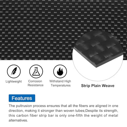MECCANIXITY 1 Pcs Carbon Fiber Sheet 240x240x0.5mm Glossy Surface Pultruded Flat Carbon Fiber Board Plate Plain Weave Panel Sheet for Kites RC Airplane - size: 240x240x0.5mm, style: Glossy