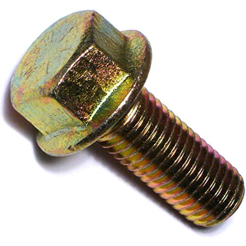 Hard-to-Find Fastener 014973240684 Grade 8 Coarse Hex Flange Bolts, 3/4-10 x 2, Piece-10 - size: 3/4-10 x 2"