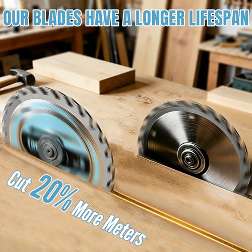 KEENTECH 7-1/4" Saw Blade 24T, 10-Pack, Framing - size: 24T