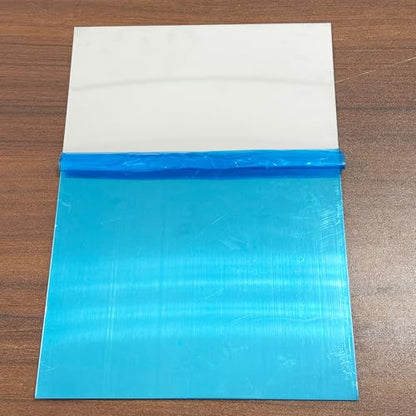 430 Stainless Steel Metal Plate, Suitable for Magnetic Installation Plate Walls, Suitable for Metal Plates in processes, Kitchens, and Offices (1, 0.5mm Thick, 12 x 6 x 0.02 Inch) - size: 12 x 6 x 0.02 Inch