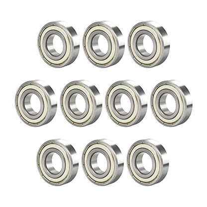 633ZZ 10 PCS Deep Groove Ball Bearing 3×13×5mm Double Metal Shielded Ball Bearing Chrome Steel P0 Z2 Bearing for Industrial Machine,Power Tools and Mechanical Equipment - size: 633ZZ Size 3×13×5mm
