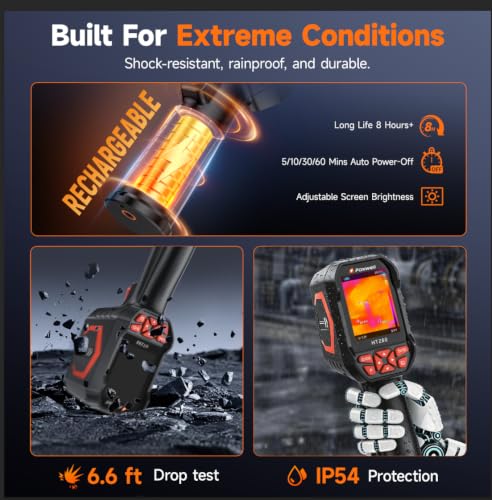 FOXWELL HT280 Thermal Imaging Camera, 320 X 240 2.8" LCD, 260 x 260 TISR