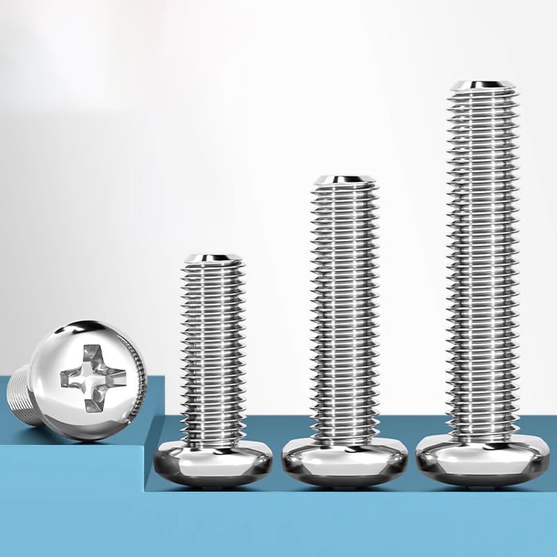 2#-56 x 1/2" Machine Screws, Phillips Pan Head, 100 Pack - size: 2#-56 * 1/2" 100pcs