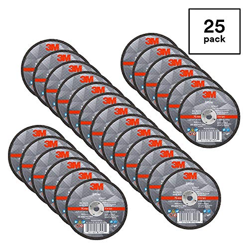 3M Silver Cut-Off Wheel, 87457, 60+, T1, 3 in x 0.035 in x 1/4 in - size: 3 in x .035 in x 1/4 in, style: T1