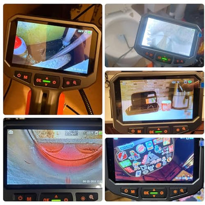 Teslong Articulating Borescope for Mechanic Automotive HVAC Wall Inspection