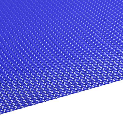AggAuto Universal 40"x13" Car Grill Mesh 4x8mm Rhombic Hole Blue - size: 4x8mm Rhombus - Blue