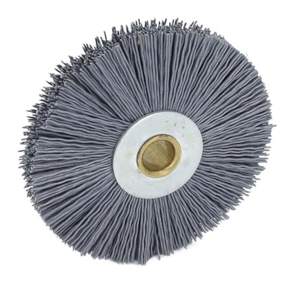 Key Machine Deburring Brush, 3.1in Nylon Burr Removal Cleaning Tool for Bravo Special for Rekord 80x15x10mm Stainless Steel Wire Wheel Brush