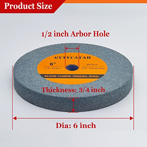 6" Bench Grinding Wheel, Green Silicon Carbide Abrasive - style: 6 inch