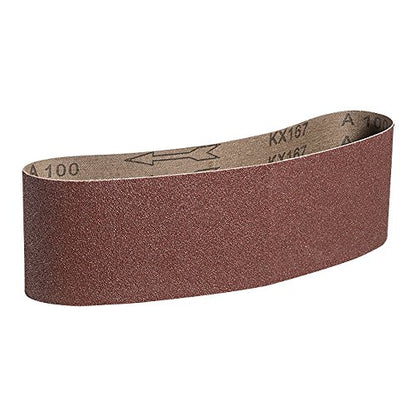 Mercer Industries 110100-4" x 24" Aluminum Oxide Sanding Belts, 100 Grit (10 Pack) - size: 4 x 24, style: 100 Grit