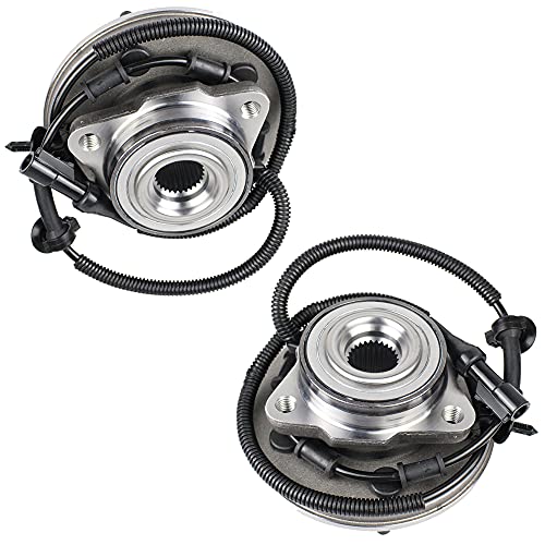 MACEL Set of 2 515050 Wheel Hub Bearing Assembly Compatible with 2002-2005 Ford Explorer, Mercury Mountaineer, 2003-2005 Lincoln Aviator 5 Lugs W/ABS