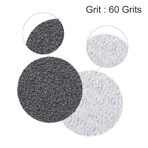 1-Inch Wet or Dry Sandpaper Sanding Paper disc Sanding Discs 60 Grit 100 Pcs - size: 100Pcs 1-inch 60 Grit