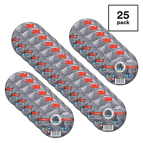 3M Silver Cut-Off Wheel, 87465, 36+, T1, 4.5 in x 0.045 in x 7/8 in - size: 4.5 in x .045 in x 7/8 in, style: T1