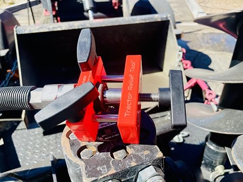 1/2" ISO 16028 Flat Face Skid Steer Female Hydraulic Quick Coupler Pressure Decompression Relief Release Tool by Tractor Relief Tool™