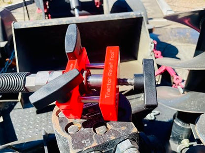 1/2" ISO 16028 Flat Face Skid Steer Female Hydraulic Quick Coupler Pressure Decompression Relief Release Tool by Tractor Relief Tool™