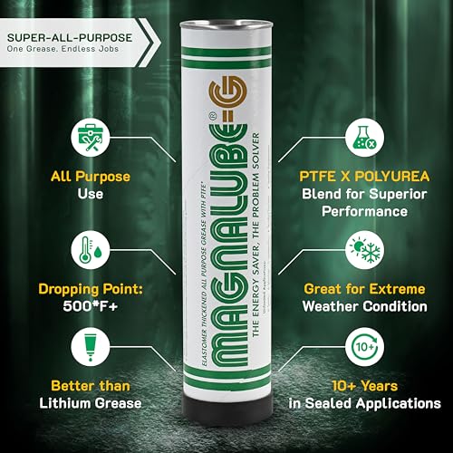 Magnalube-G All-Purpose PTFE Grease, Waterproof High-Temp - 0.75 oz Tube - size: 1