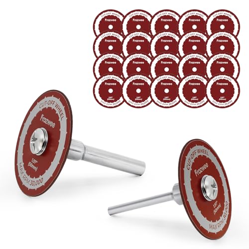 20PCS 1.97" Cut-Off Wheels for Drill,2 Shanks(1/4"+1/8" Mandrel) - style: 1.97"20Pcs