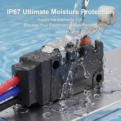 Heavy Duty IP67 Waterproof Micro Switch, UL Recognized Component - size: WS2-Roller Lever