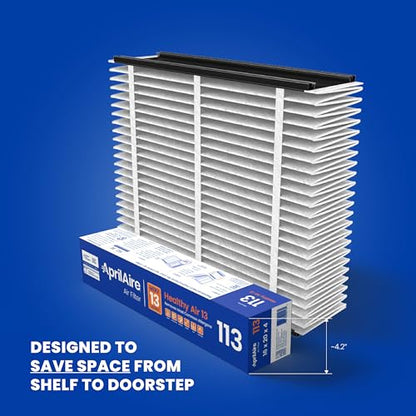 AprilAire 113 Replacement Filter for AprilAire Whole House Air Purifiers - MERV 13, Healthy Home Allergy, 16x20x4 Air Filter (Pack of 1) - style: Healthy Air 13